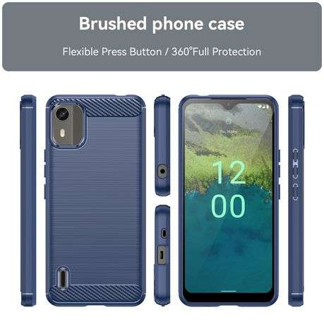 Nokia C12 Carbon Fiber Design Cover
