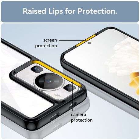 Huawei P60 / P60 Pro Shockproof Candy Clear Cover