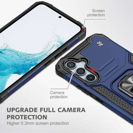 Kemeng Armor Kickstand Cover for Galaxy A54 Shockproof Case