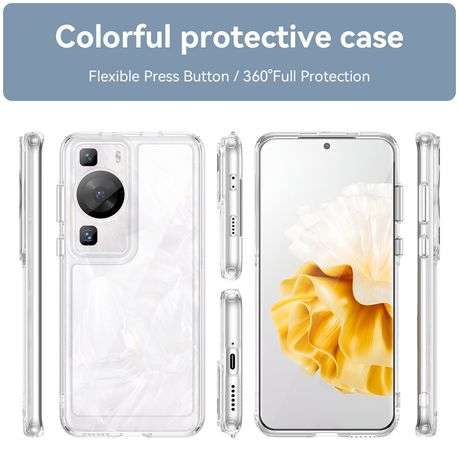 Huawei P60 / P60 Pro Shockproof Candy Clear Cover