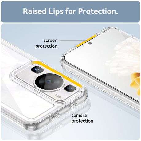 Huawei P60 / P60 Pro Shockproof Candy Clear Cover