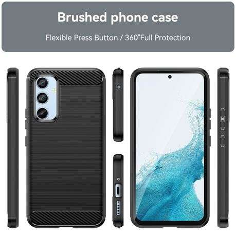 Carbon Fiber Design Shockproof Cover Galaxy A34 5G