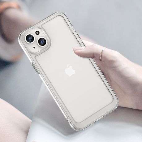 Candy Series Clear Cover for iPhone 15 Plus Shockproof Case