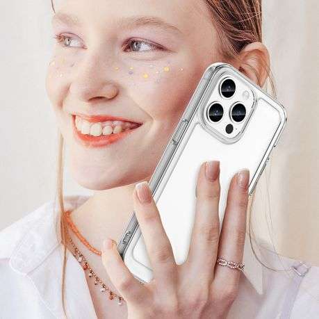 Candy Series Clear Cover for iPhone 15 Pro Max Shockproof Case