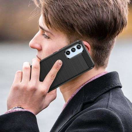 Carbon Fiber Design Shockproof Cover Galaxy A34 5G