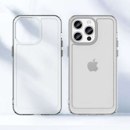Candy Series Clear Cover for iPhone 15 Pro Max Shockproof Case
