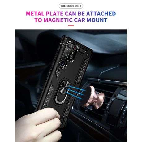 Sergeant Armor Shockproof Kickstand Cover for Galaxy S22 Ultra