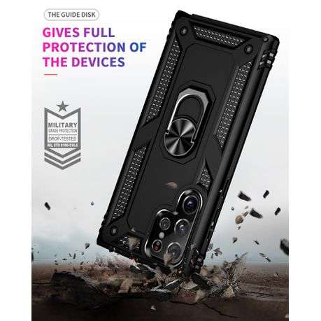 Sergeant Armor Shockproof Kickstand Cover for Galaxy S22 Ultra