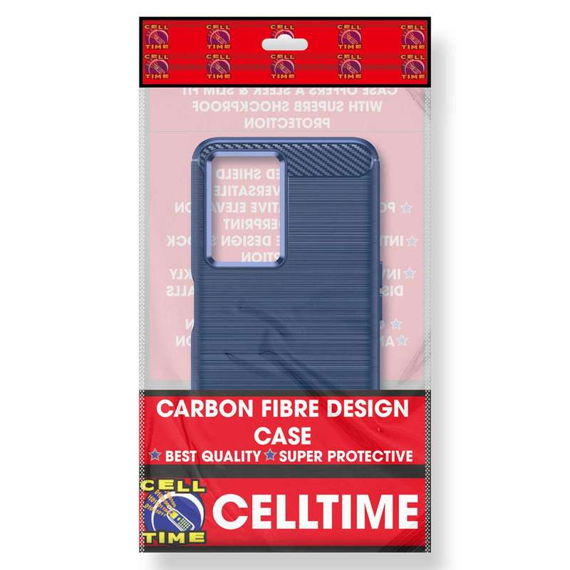 Redmi 12C Shockproof Carbon Fiber Design Cover