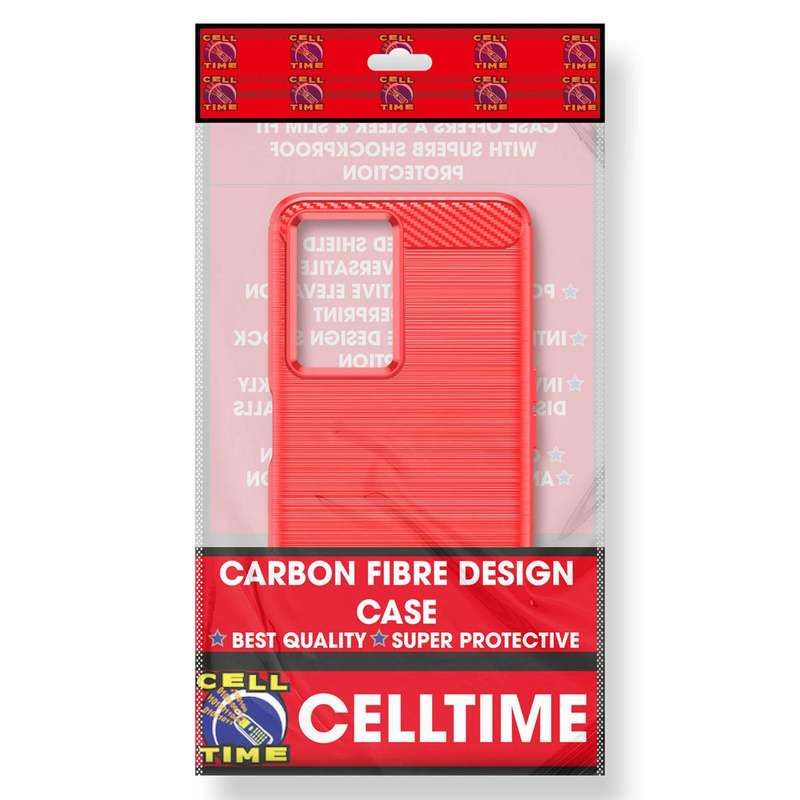 Redmi 12C Shockproof Carbon Fiber Design Cover