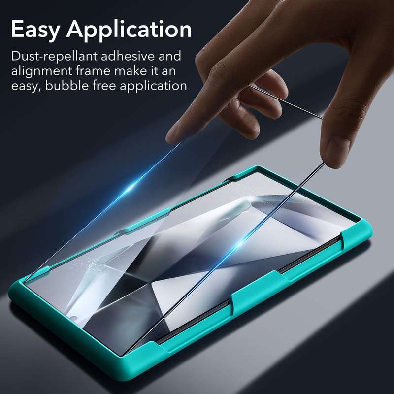ESR Tempered Glass Screen & Camera Lens Protectors Set For Galaxy S24 Ultra