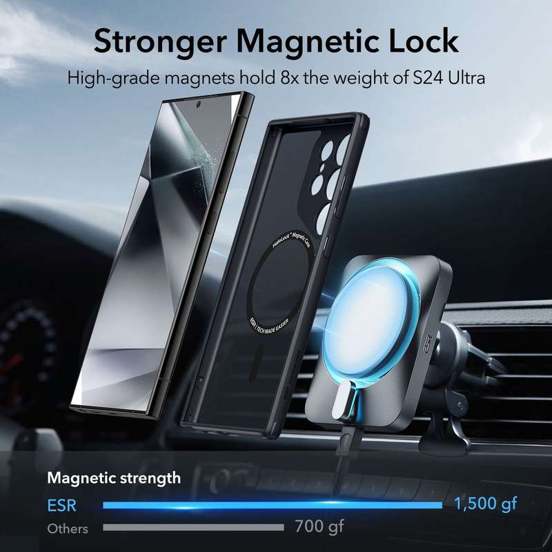 ESR Classic Hybrid MagSafe Case (HaloLock) for Galaxy S24 Ultra