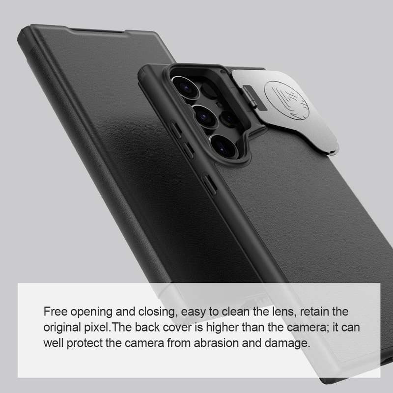 Nillkin Qin Prop Leather Cover for Samsung Galaxy S24/ S24+/ S24 Ultra