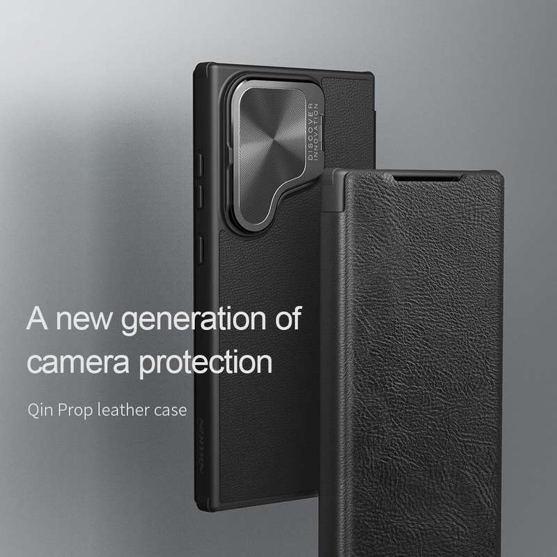 Nillkin Qin Prop Leather Cover for Samsung Galaxy S24/ S24+/ S24 Ultra