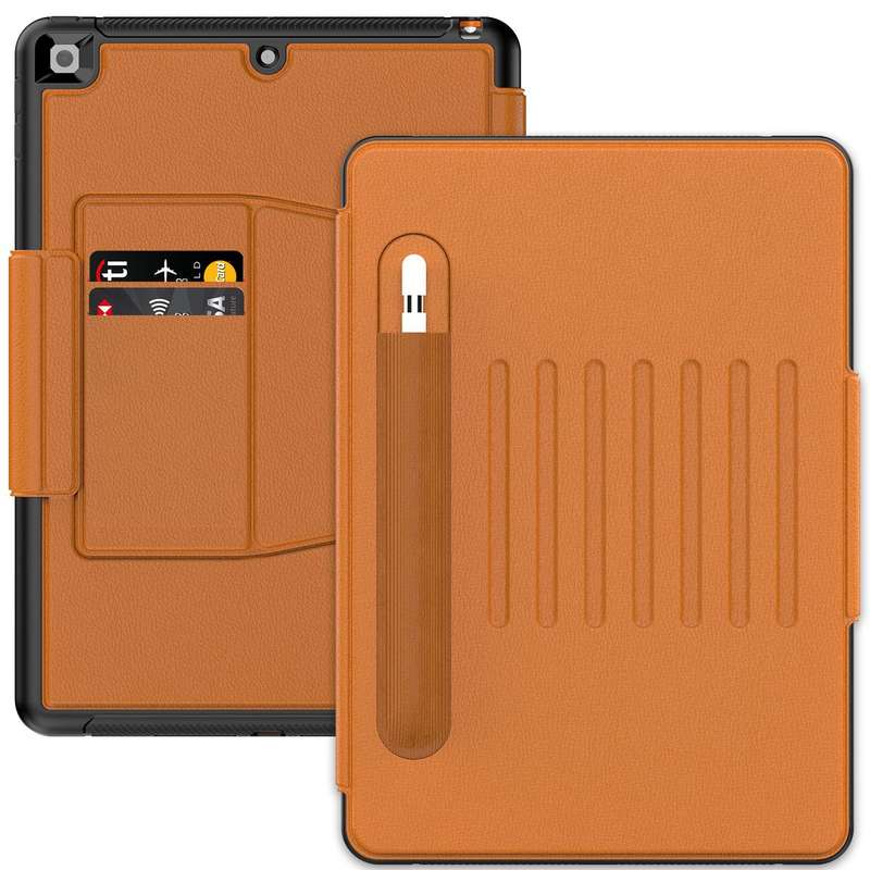 CellTime LeatherBlazer ShockProof Rugged Cover for iPad 9th Gen /8/7 Gen 10.2 inch