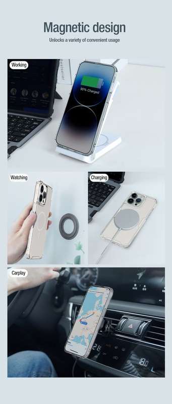 Nillkin Nature TPU Pro Magsafe Case for iPhone 15 Pro / 15 Pro Max