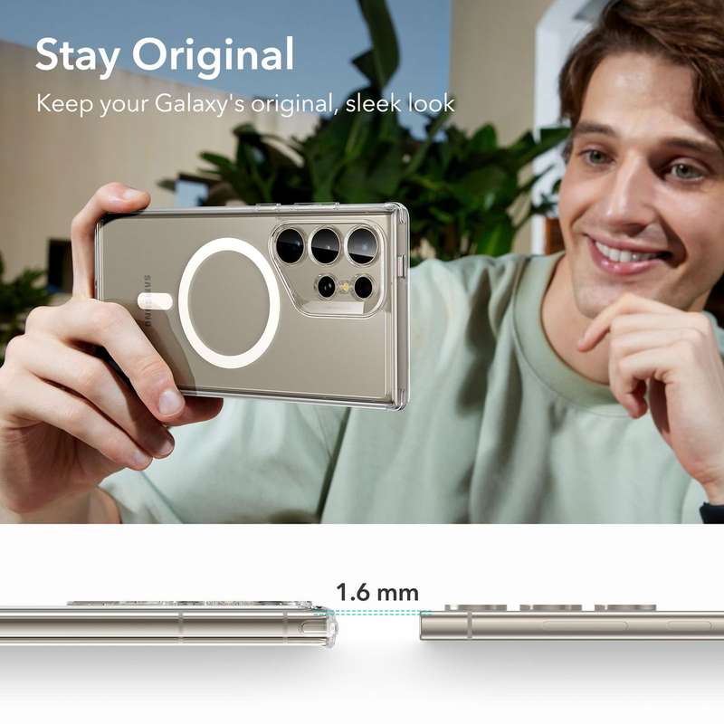 ESR Classic Hybrid MagSafe Case (HaloLock) for Galaxy S24 Ultra