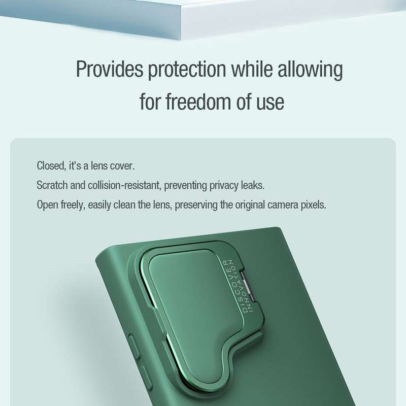 Nillkin CamShield Silky Prop Silicone Cover for Samsung Galaxy S24 Ultra