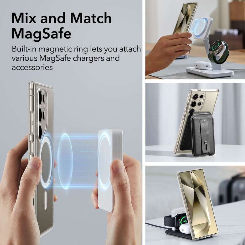 ESR Classic Hybrid MagSafe Case (HaloLock) for Galaxy S24 Ultra