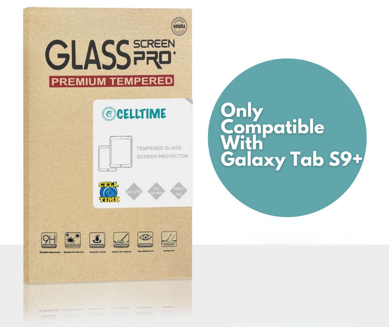 Tempered Glass Screen Guard for Samsung Galaxy Tab S9 Plus (12.4")