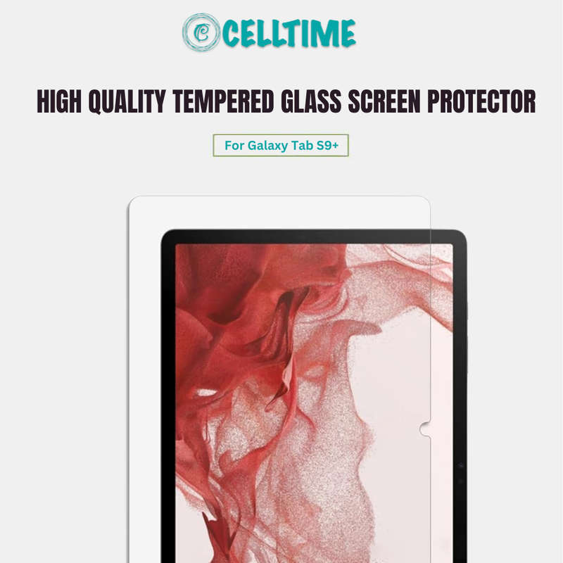 Tempered Glass Screen Guard for Samsung Galaxy Tab S9 Plus (12.4")
