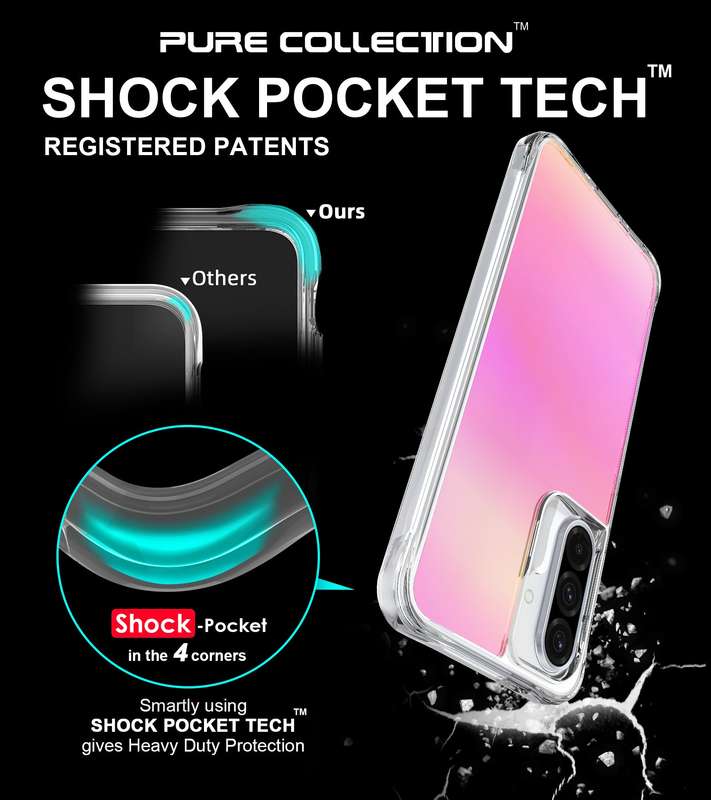 CellTime Pure Rainbow Cover for Samsung Galaxy A36 Shockproof Case