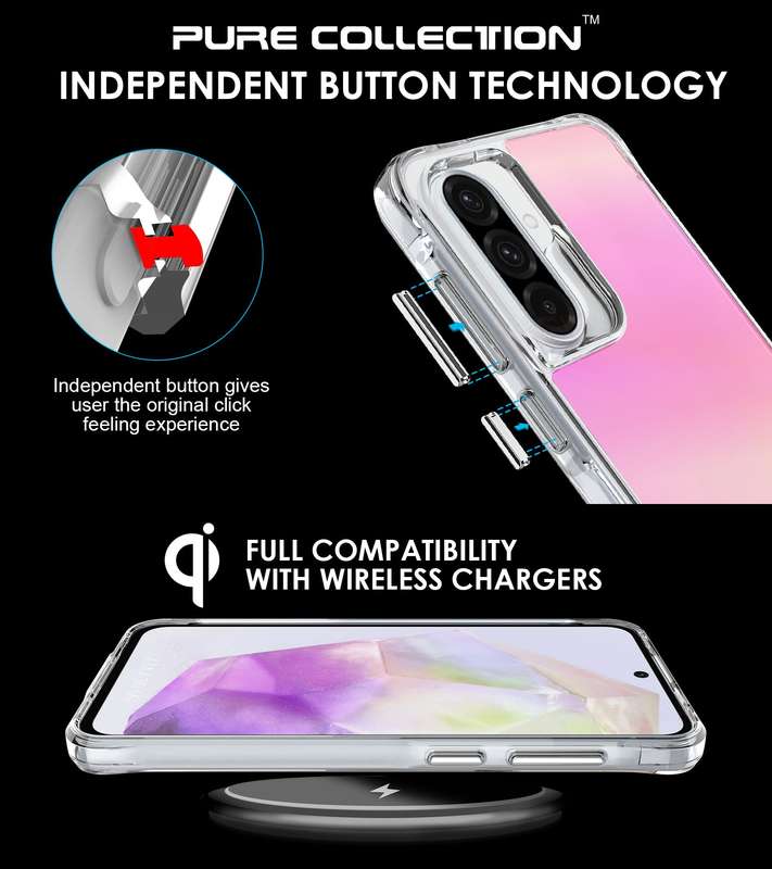 CellTime Pure Rainbow Cover for Samsung Galaxy A36 Shockproof Case