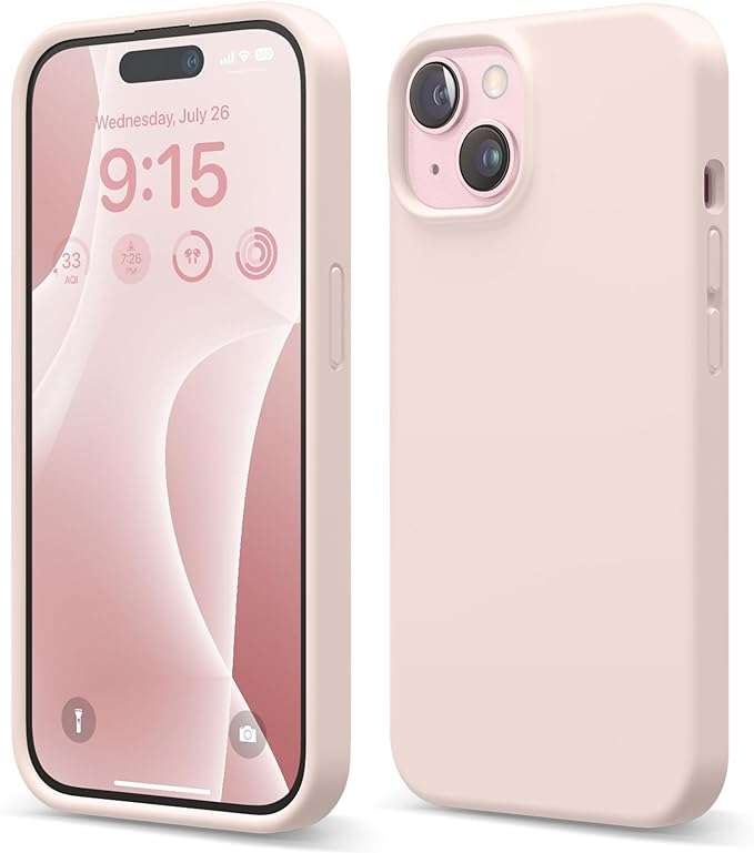 Thickened Design Silicone Cover for iPhone 15 Series Shockproof Case