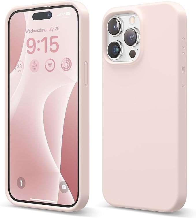 Thickened Design Silicone Cover for iPhone 15 Series Shockproof Case