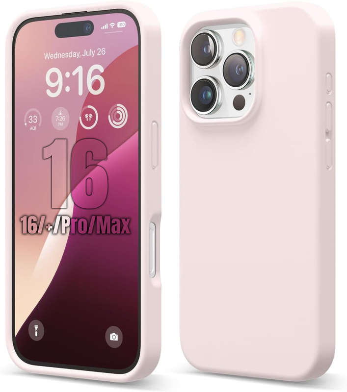 Liquid Silicone Case for iPhone 16/16 Plus/16 Pro/16 Pro Max Shockproof Cover