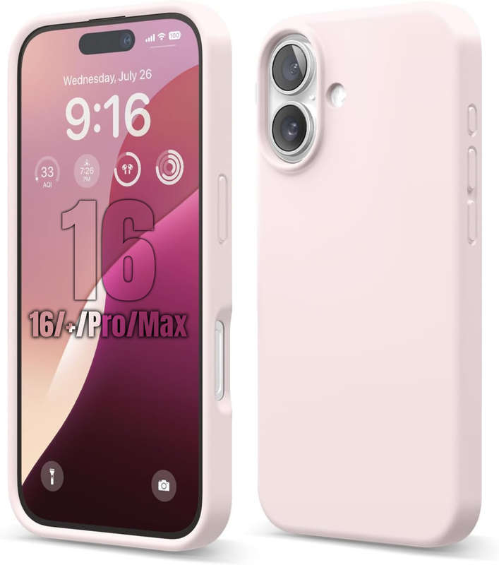 Liquid Silicone Case for iPhone 16/16 Plus/16 Pro/16 Pro Max Shockproof Cover