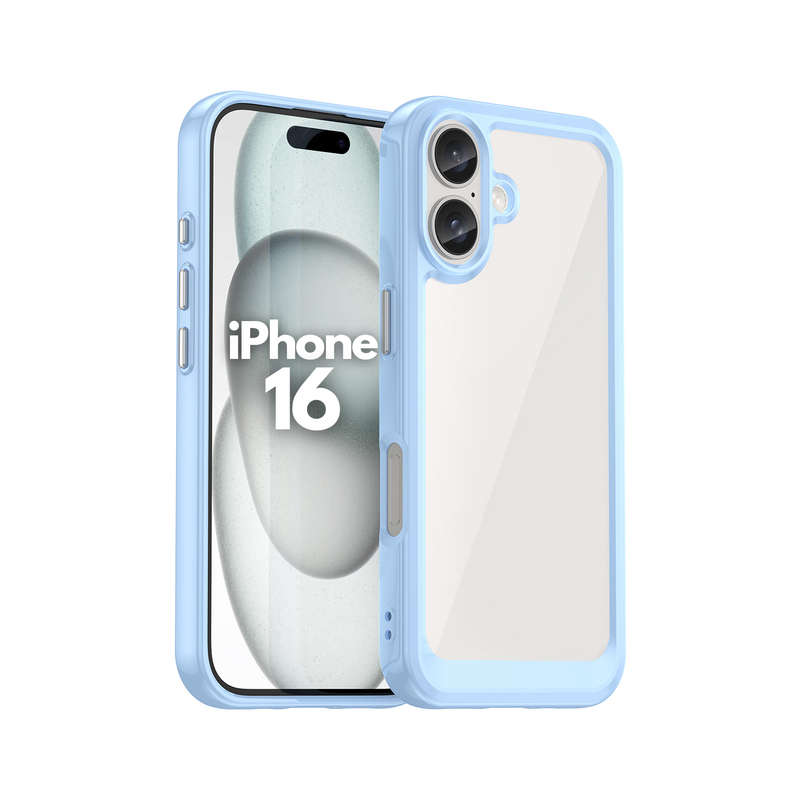 Candy Clear Case for iPhone 16 Shockproof Cover