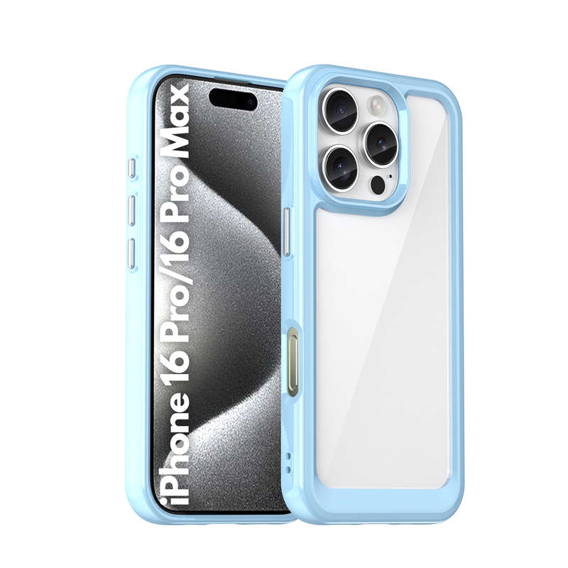 Candy Clear Case for iPhone 16 Pro / 16 Pro Max Shockproof Cover