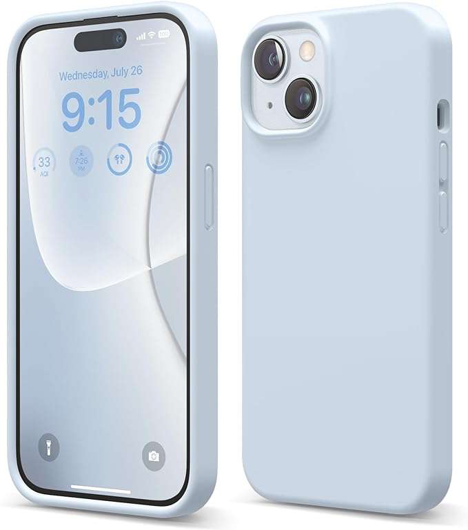 Thickened Design Silicone Cover for iPhone 15 Series Shockproof Case