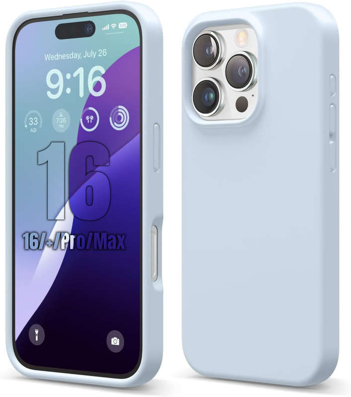 Liquid Silicone Case for iPhone 16/16 Plus/16 Pro/16 Pro Max Shockproof Cover