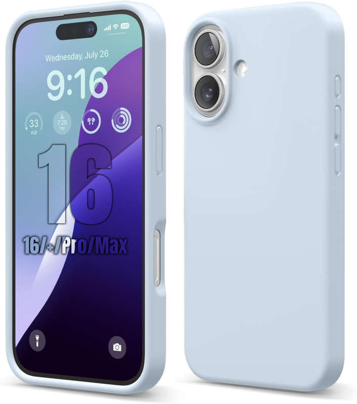 Liquid Silicone Case for iPhone 16/16 Plus/16 Pro/16 Pro Max Shockproof Cover