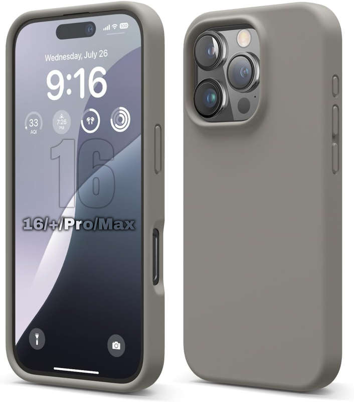 Liquid Silicone Case for iPhone 16/16 Plus/16 Pro/16 Pro Max Shockproof Cover