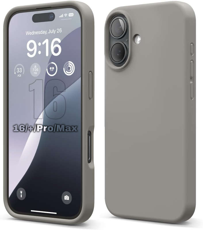 Liquid Silicone Case for iPhone 16/16 Plus/16 Pro/16 Pro Max Shockproof Cover