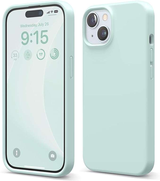 Thickened Design Silicone Cover for iPhone 15 Series Shockproof Case