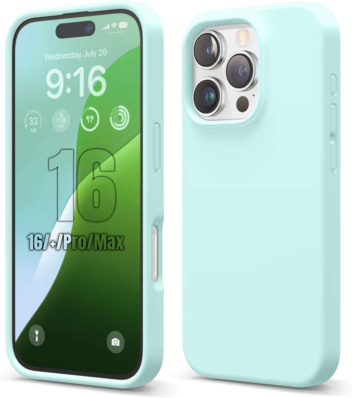 Liquid Silicone Case for iPhone 16/16 Plus/16 Pro/16 Pro Max Shockproof Cover