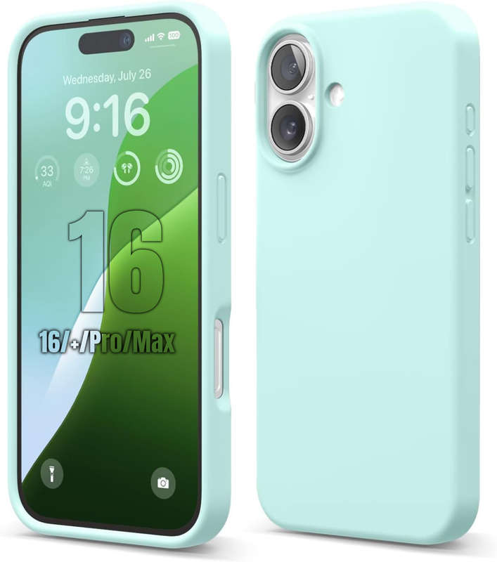 Liquid Silicone Case for iPhone 16/16 Plus/16 Pro/16 Pro Max Shockproof Cover