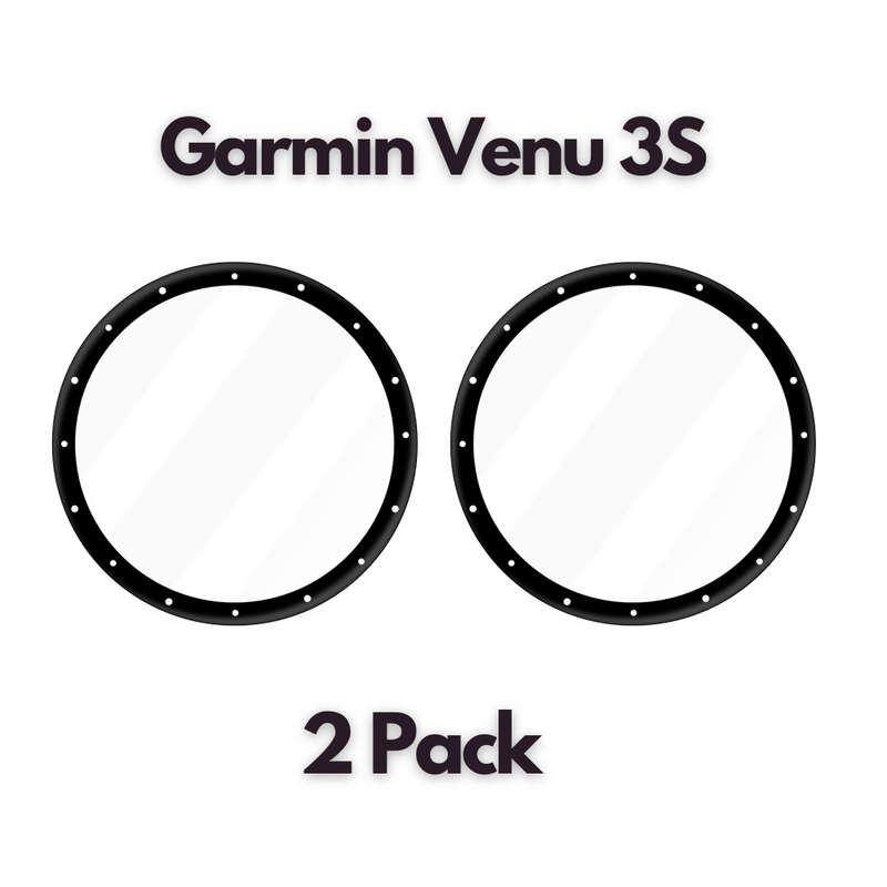 Garmin Venu 3S Tempered Fiber Glass Screen Guard - 2 Pack