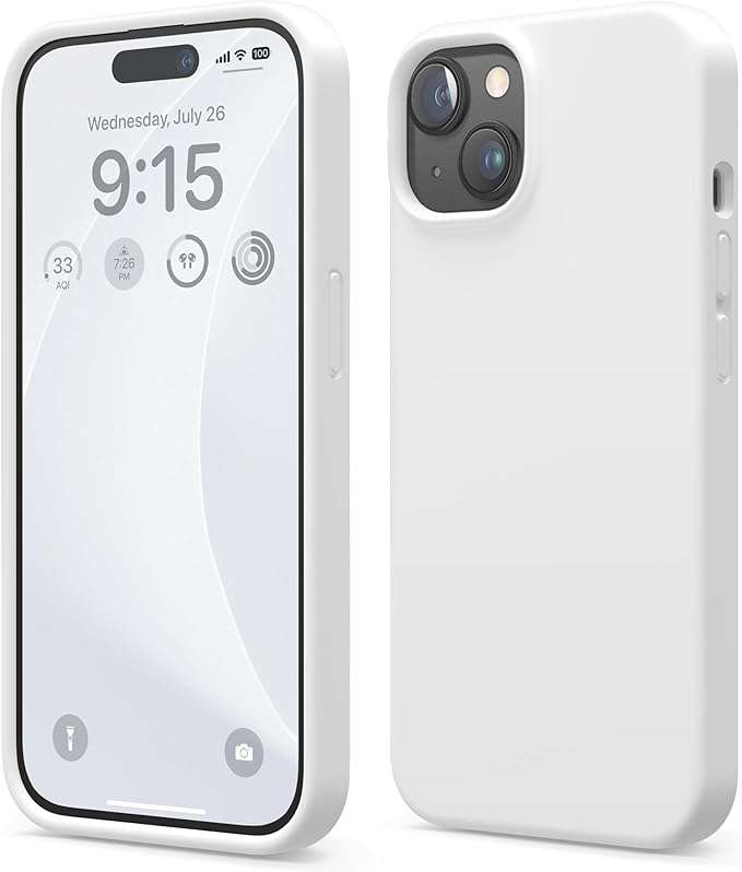 Thickened Design Silicone Cover for iPhone 15 Series Shockproof Case