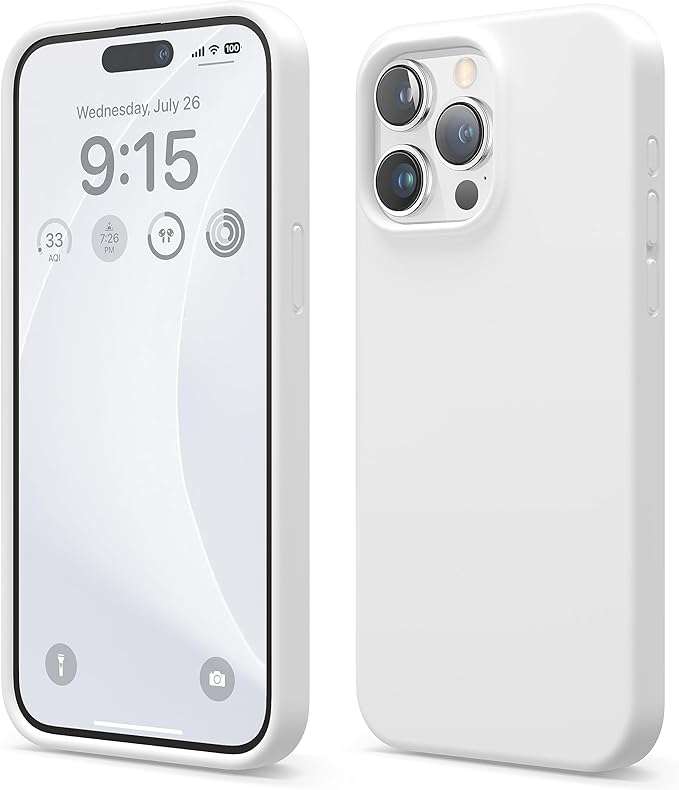 Thickened Design Silicone Cover for iPhone 15 Series Shockproof Case