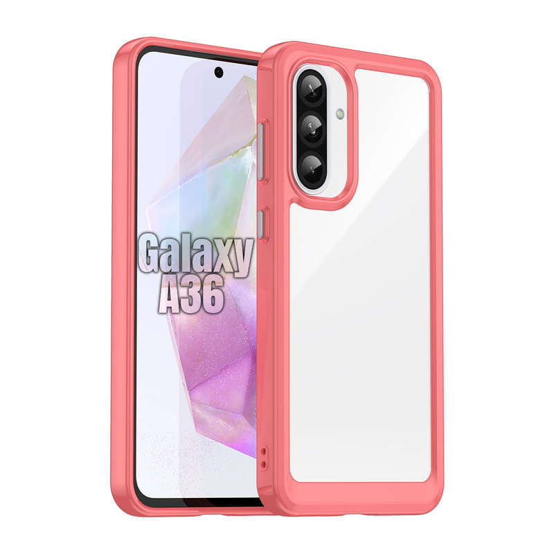 Candy Clear Case for Galaxy A36 Shockproof Cover