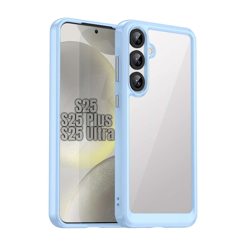 Candy Clear Case for Galaxy S25/S25+/S25 Ultra Shockproof Cover