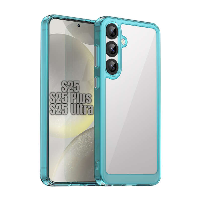 Candy Clear Case for Galaxy S25/S25+/S25 Ultra Shockproof Cover