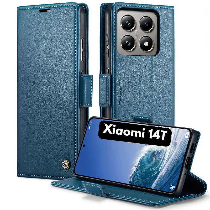 Retro Flip Leather Wallet Cover for Xiaomi 14T
