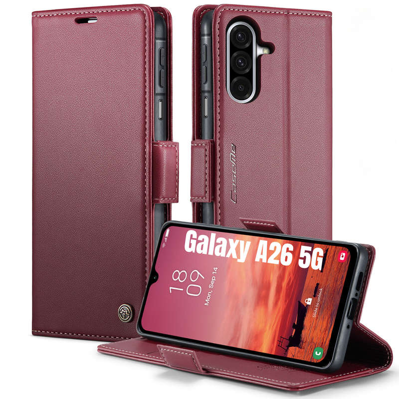Retro Flip Leather Wallet Cover for Samsung Galaxy A26 5G
