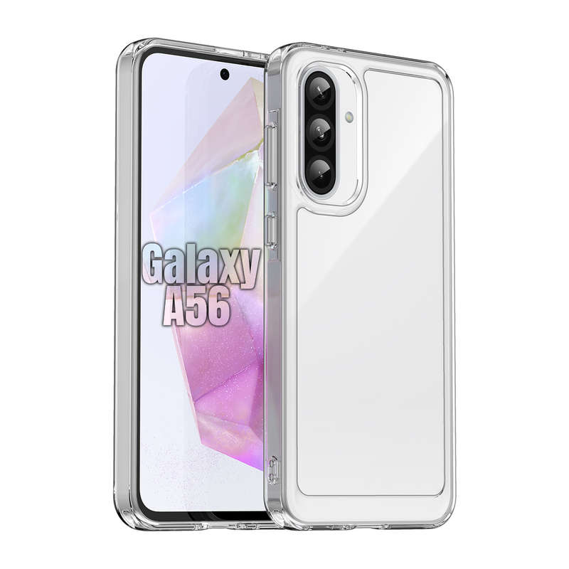 Candy Clear Case for Galaxy A56 Shockproof Cover